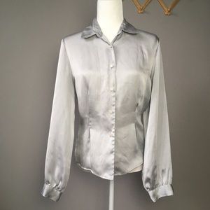 Vintage Cottagecore Fitted Flowy Blouse